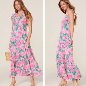 Lilly Pulitzer Destini Floral Maxi Dress